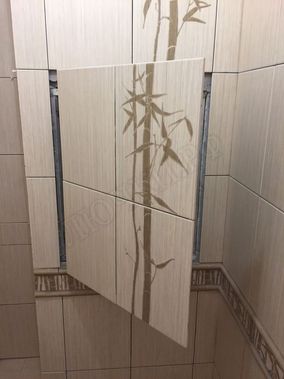 Люк под плитку Нажимной Секрет-Лайт 200*650 Люк под плитку Нажимной Секрет-Лайт 200*650