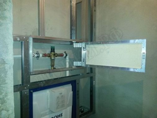 Люк под плитку Нажимной Секрет-Лайт 200*650 Люк под плитку Нажимной Секрет-Лайт 200*650