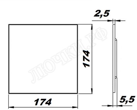 Вытяжной вентилятор airRoxy PS, золото, 01-169 Вытяжной вентилятор airRoxy PS, золото, 01-169