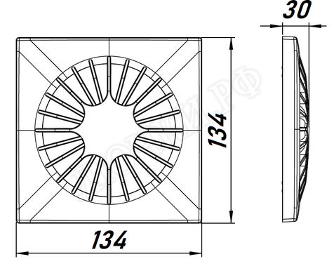 Вытяжной вентилятор Awenta System+, Silent, 100, KWS100T, POBI100, Белый, пластик Вытяжной вентилятор Awenta System+, Silent, 100, KWS100T, POBI100, Белый, пластик